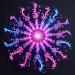 Neon Fractal Bloom — Edition 01