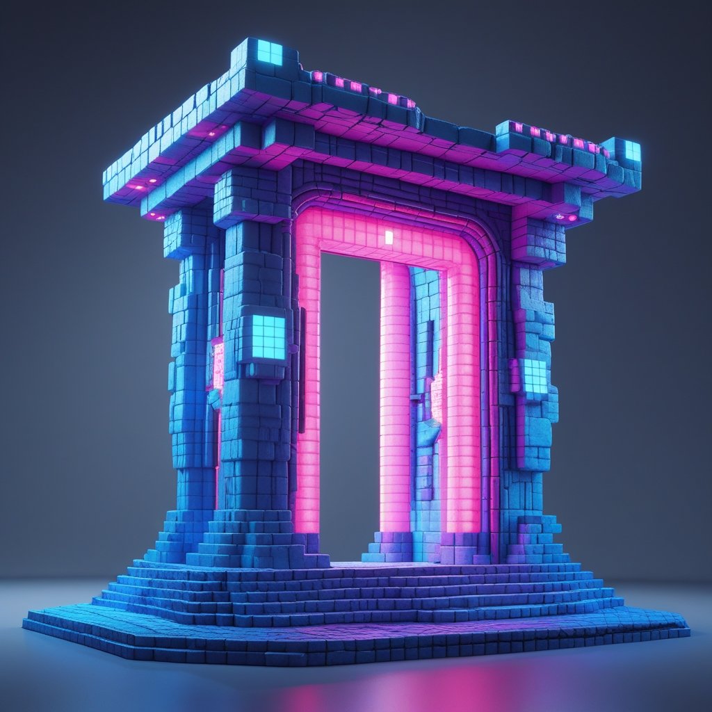Neon Pixel Gateway — Edition 07