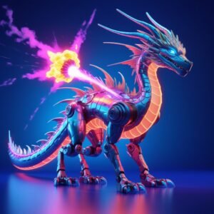Neon Mecha Dragon — Edition 03