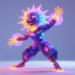 Neon Spark Avatar — Edition 01
