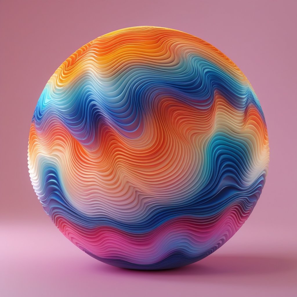 Chromatic Topography Sphere — Edition 14