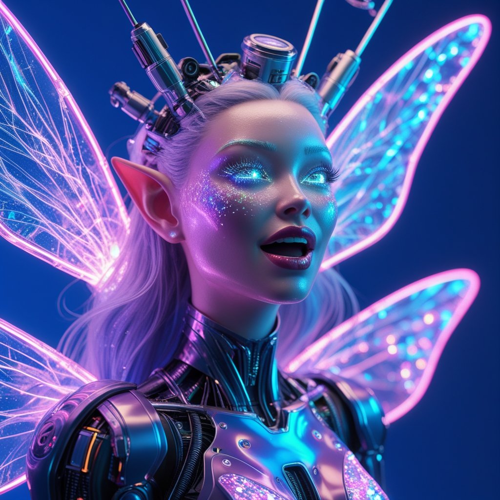 Neon Cyber Fairy — Edition 05