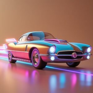 Neon Retro Cruiser — Edition 01