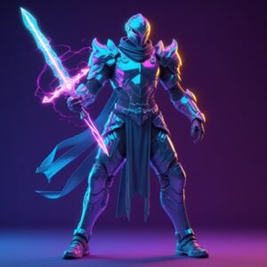 Neon Warlord: Keeper of the Arcane Blade — Edition 01