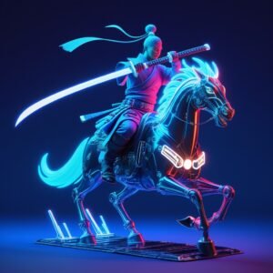 Cyber Samurai: Rider of the Neon Horizon — Edition 01