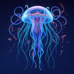 Neon Pulse Jellyfish — Edition 01