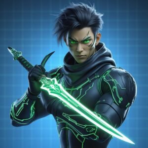 Shadow Cipher: The Neon Blade Assassin — Edition 01