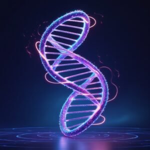 Neon DNA Helix — Edition 01