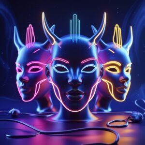 Neon Spirit Masks — Edition 05