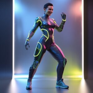 Neon Cyber Warrior — Edition 01