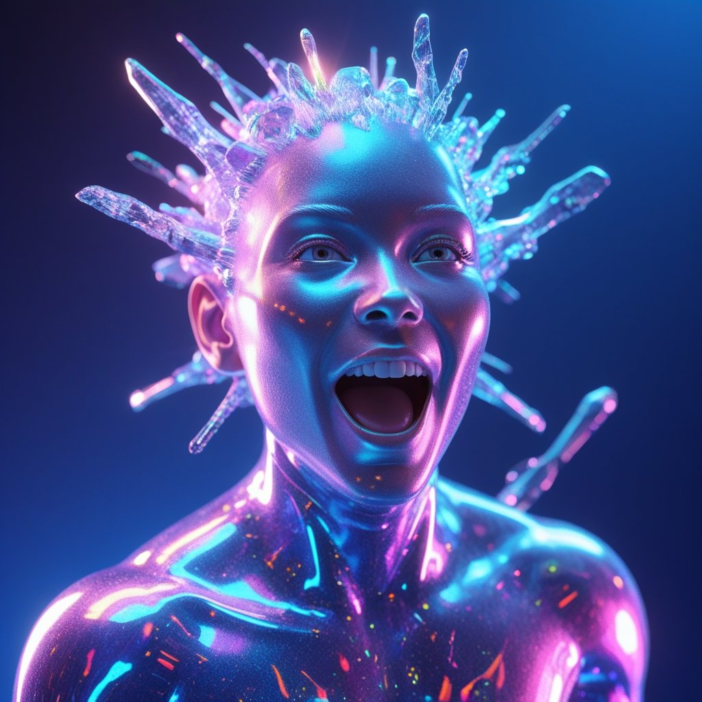 Neon Crystal Being — Edition 04