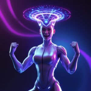 Neon Cyber Empress — Edition 01