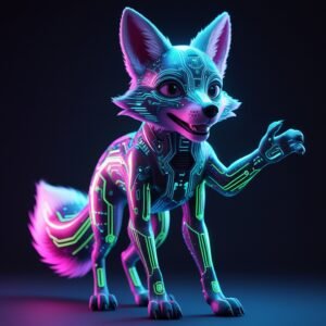 Neon Cyber Fox — Edition 01