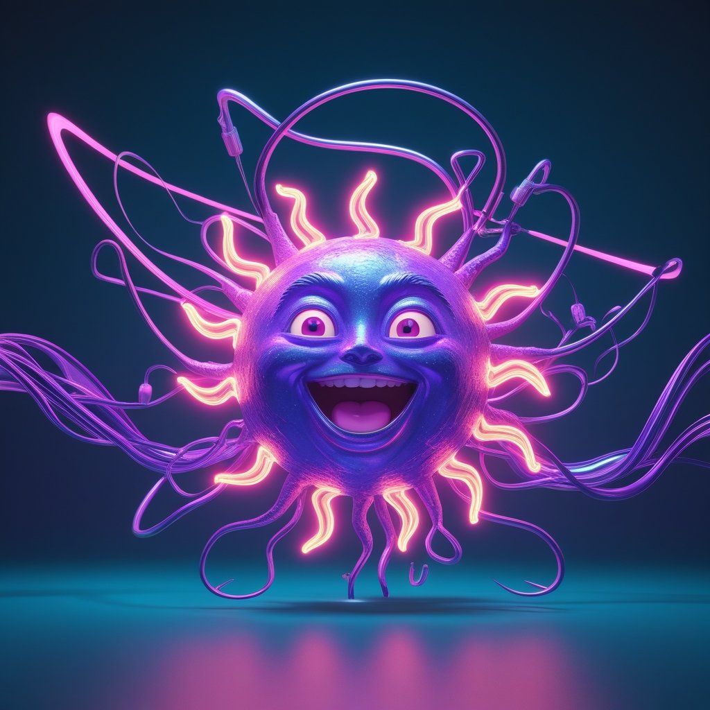 Neon Cyber Entity — Edition 02